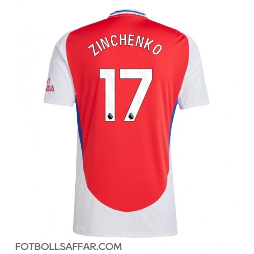 Arsenal Oleksandr Zinchenko #17 Hemmatröja 2024-25 Kortärmad